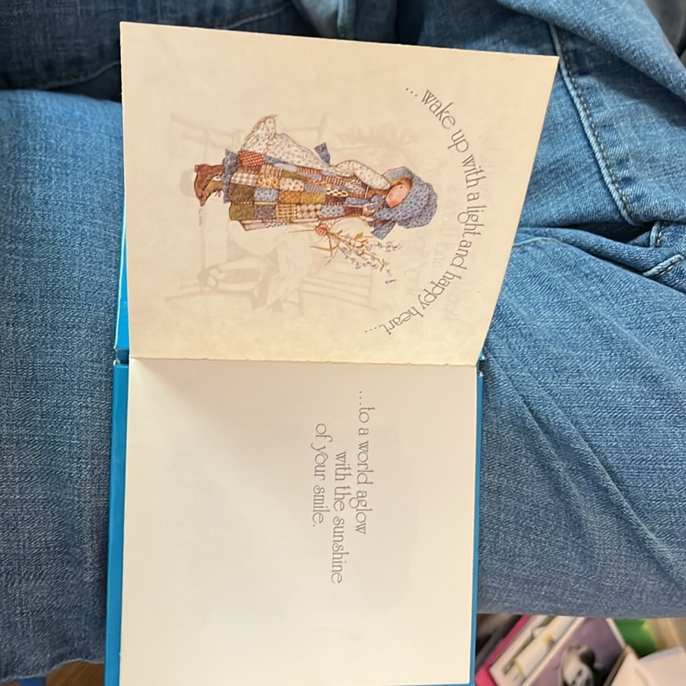 Holly Hobbie Birthday Book Hardcover by Gail Golladay American Greetings 1976 - Picture 9 of 11